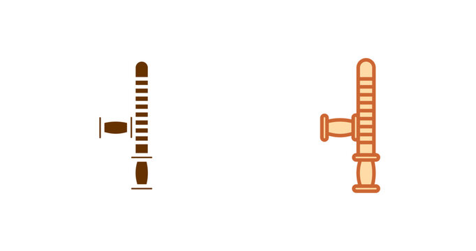 Baton Vector Icon