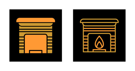 Fireplace Icon Design