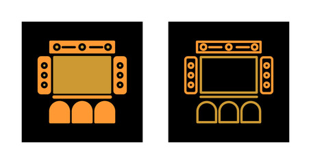 Home Theater Icon Design