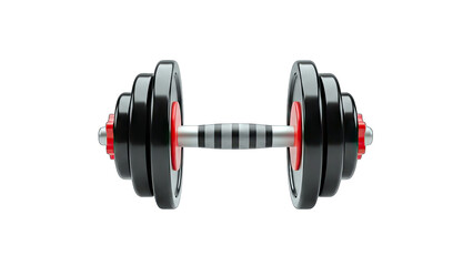 Fototapeta premium Dumbbell Isolated on White Background for Fitness