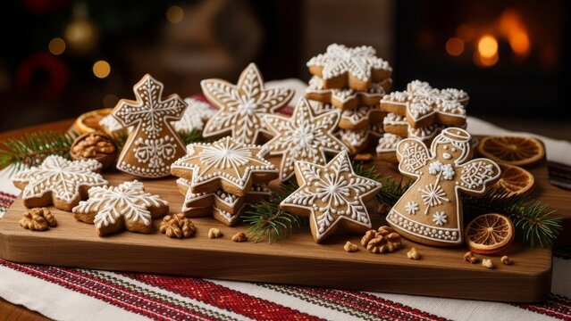 Traditional Orthodox Cookies Decorated