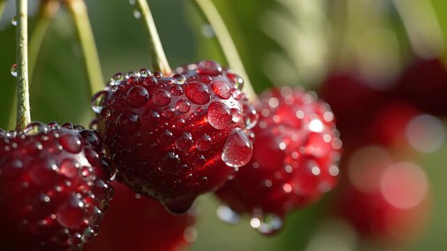 raspberry on the bush