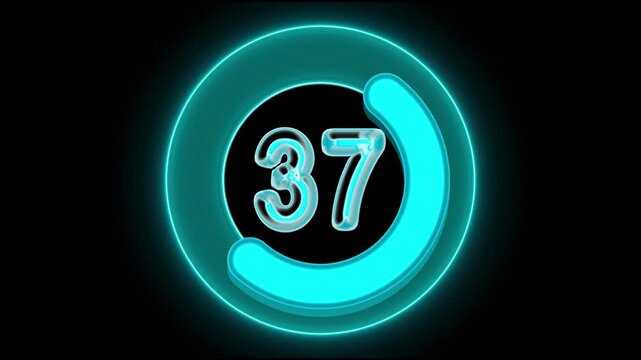 70 Modern circular pie chart animation showing percentage progress and statistics. Ideal for business reports, finance, marketing, web presentations, data visualization, and performance indicators.