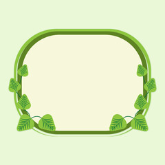 blue floral frame for your text