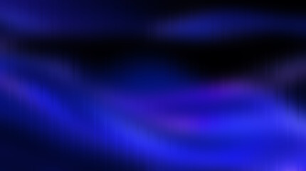 Dark Blue and Purple Abstract Gradient Background with Soft Horizontal Light Waves