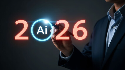 Abstract digital data growth graph with glowing lines and particles