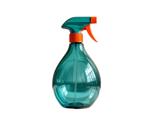 Teal and Orange Plastic Spray Bottle wit 