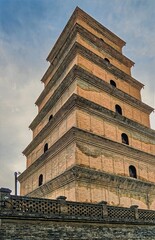 Asia, China, Xi'an, Great Wild Goose Pagoda,
