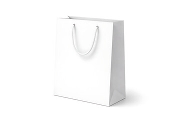 Shopping bag on white background