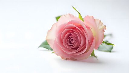 Obraz premium Classic Valentine’s Day rose visual with soft lighting and elegant petal texture