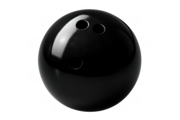 Bowling ball on transparent background representing sport, leisure, and recreation activity