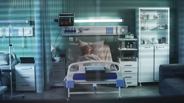 Medical staff rushing to unconscious patient during cardiac arrest emergency