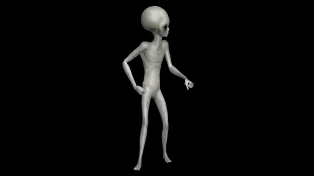 Ultra-Realistic Gray Alien 3D Animation Pack with Advanced Humanoid Gestures, Subtle Motion Psychology, Cinematic Body Language, Precision Movement Loops, Professional-Grade Sci-Fi Character Animation
