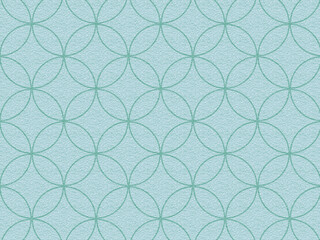 Fototapeta premium 和柄＿七宝＿和紙の背景素材_01