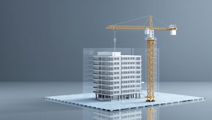 Abstract Skyscraper Construction. A Model of Urban Development and Engineering.