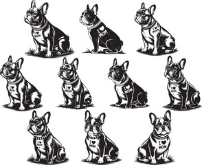I Love Mom French Bulldog Cute SVG