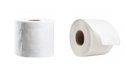 Pink cartoon characters representing diarrhea and constipation with contrasting facial expressions highlight opposite digestive issues against a transparent background