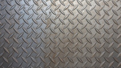 Textured Metallic Surface with Elongated Oval Pattern, Industrial Aesthetic.