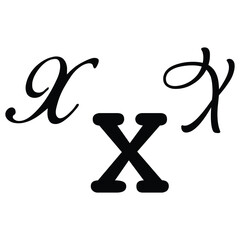Letter X monogram, X initial design, Monogram X, Fancy letter X, Script letter X, Cursive X monogram, Floral letter X, Decorative X, Vintage letter X, Modern letter X, Elegant X monogram, Calligraphy 