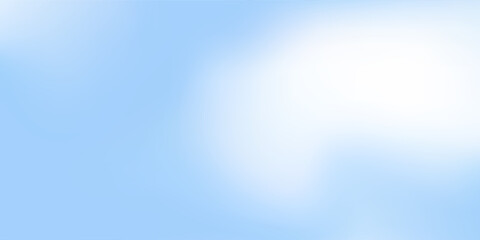Beautiful Flowing Summer Color Abstract Background. Sky blue and cream gradient mesh background. Refreshing abstraction artwork. Vector Illustration.