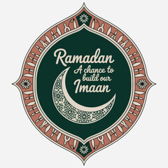Ramadan kareem festival card design