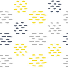 北欧風の抽象的なシームレスパターン