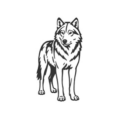 Lone Path Wolf Razor Carving