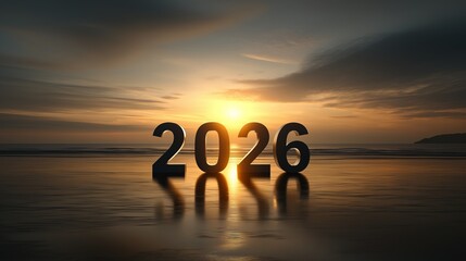 新年を象徴する日の出の風景