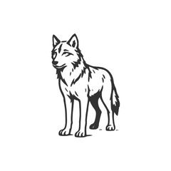 Starcrest Wolf Carved Motion Mark