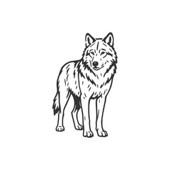 Wildstone Wolf Smooth Vector Icon