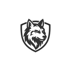 Wolf Vector Shadow Crest Path
