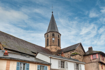 Obraz premium Pierre-Buffiere is a French town and commune, located in the Limousin region, department of Haute-Vienne, in the district of Limoges.