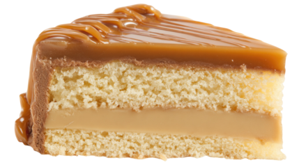 Slice of Caramel Cake