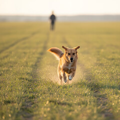 dog running