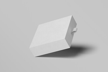 Realistic gift box  mock up. 3d rendering