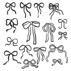 Ribbon Doodle Set Collection