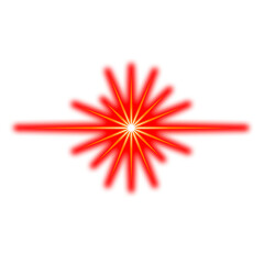 Red pencil isolated on white background as a colorful art tool for school education and office business writing or drawing design