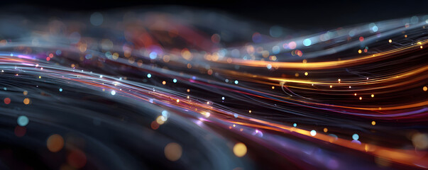 Digital background for tech, AI, data, audio, graphics, etc.