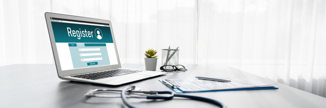 Online registration form for brisk form filling on the internet website