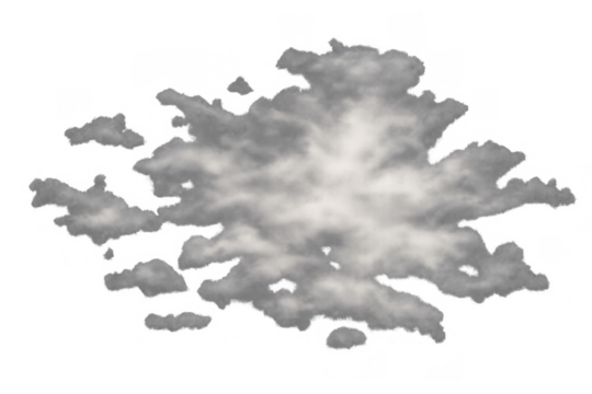 Realistic transparent smoke cloud forming a dynamic, detailed vapor explosion for visual effects and weather concepts - Powered by Adobe