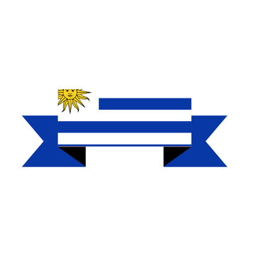 Uruguay Ribbon In Icon 83