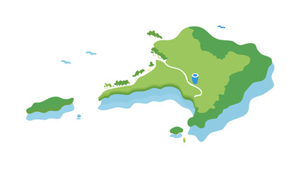 Aerial View of Vinh Hy Bay, a Hidden Coastal Gem in Southern Vietnam.