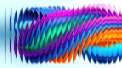 Vibrant colorful swirling pattern with dynamic waves