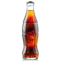 Sugar free soda. a low calorie soft drink isolated on white