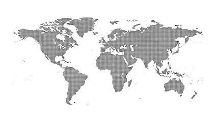 Detailed world map