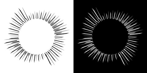 Fototapeta premium Dynamic abstract spiral sound wave rhythm lines. Circular spiral sound wave rhythm of lines. Circular futuristic abstract lines, black and white background.