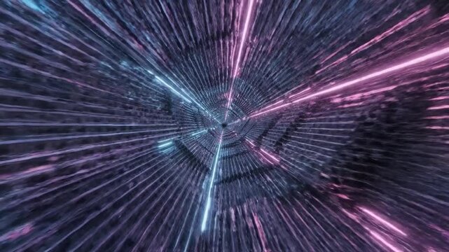 Swirling galaxy core