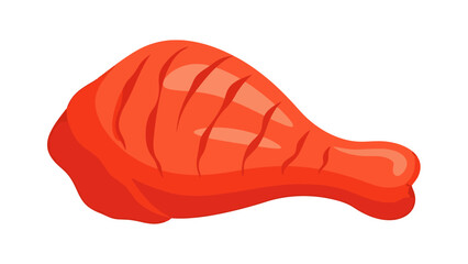 Fresh Cut Raw Meat on a White Surface for Food Preparation or Culinary Use