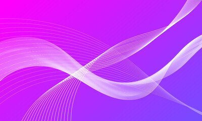pink purple smooth lines wave curves with soft gardient abstract background