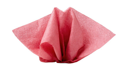 Fototapeta premium Nosebleed with tissue pressed against it, isolated on a transparent background, illustrating first aid for epistaxis and various healthcare concepts related to injury and treatment